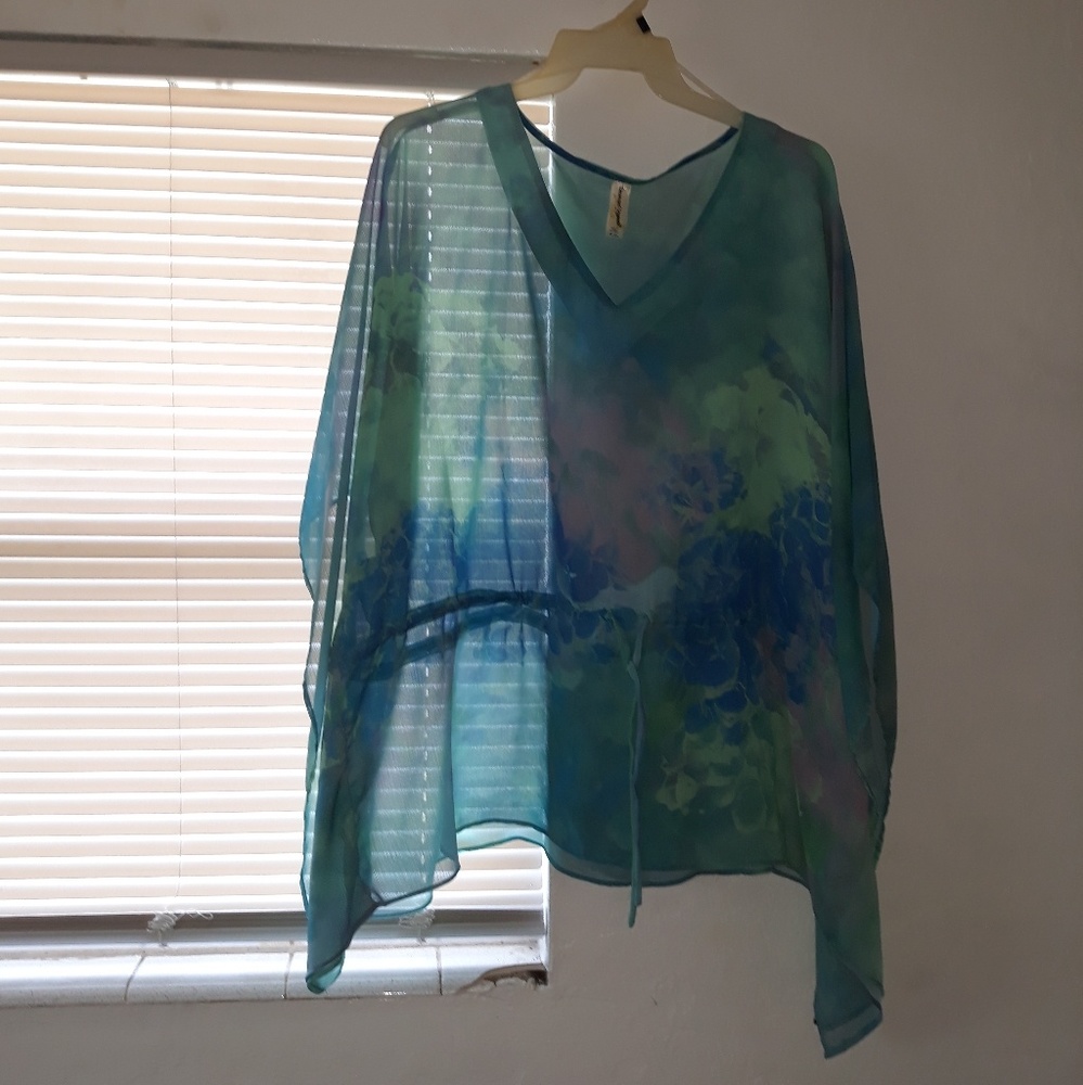 Polyester see through Top
